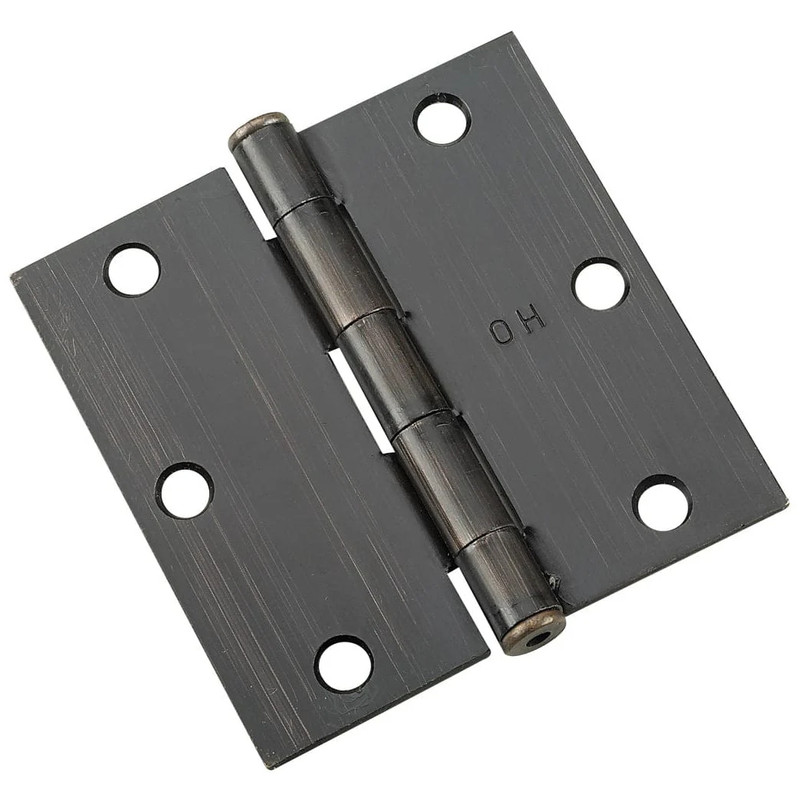 Full Mortise Butt Hinge - Size:3-1/2" - Finish:Oil Rubbed Bronze - Corner Type:Square Corner